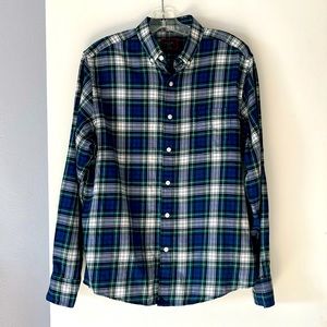 Untuckit Tartan Flannel Button Down Shirt